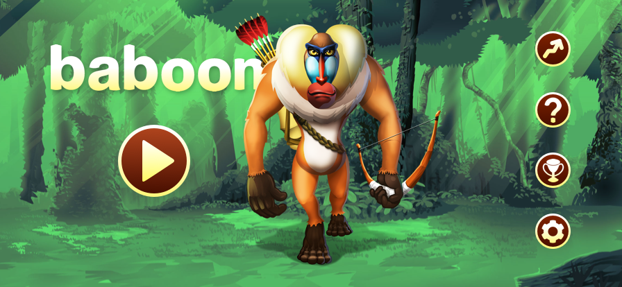Baboon_Game's tweet photo. New Homescreen Design coming soon to Baboon! Here is one work-in-progress concept I am thinking about. #games #gamespeopleplay #TuesdayThoughts https://t.co/KHLT6Ifphd