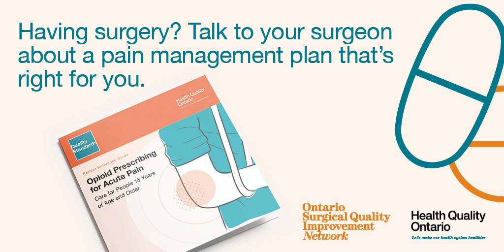 CollingwoodHosp's tweet photo. Are you having surgery @CollingwoodHosp? Use @HQOntario’s patient guide to ask your surgeon about appropriate opioid prescribing after surgery and how to manage your pain: https://t.co/uqGcQlfsnP #CutTheCount #ON-SQIN @dr_michael_lisi https://t.co/KsOfdyREZy