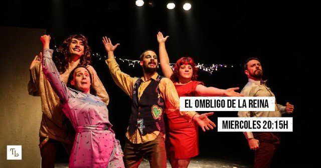 EL OMBLIGO DE LA REINA👑 ⚠Última FUNCIÓN 📆 Miércoles a las 20:15h 
No te quedes sin disfrutar de esta obra en formato musical de Celia Morán😇
Una forma y perspectiva diferentes de tratar temas como la diversidad, la identidad de género y el femini… ift.tt/2SzkKPX
