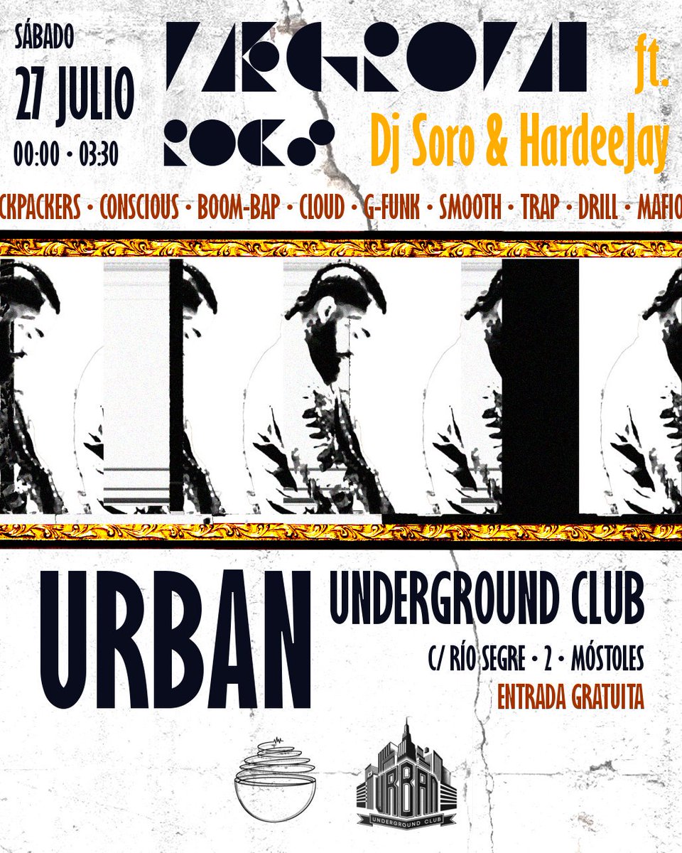 TEMPLOjam (@templojam) on Twitter photo Este sábado Erick Hervé & Dj RosviL estarán gratis en Móstoles con un warm-up de g.Otxo a los platos como parte de <a href="/LOFUKIFestival/">LOFUKI</a>
Después afterparty de <a href="/NegroniROCKS/">NegroniRocks!</a> con <a href="/sorodcp/">who cares</a> & <a href="/HardeeJay/">Hardee Jay on the wheelz of steel</a> como invtados!
Un amor para lxs panas de LOFUKI por organizar esta vaina! Este sábado Erick Hervé & Dj RosviL estarán gratis en Móstoles con un warm-up de g.Otxo a los platos como parte de <a href="/LOFUKIFestival/">LOFUKI</a>
Después afterparty de <a href="/NegroniROCKS/">NegroniRocks!</a> con <a href="/sorodcp/">who cares</a> & <a href="/HardeeJay/">Hardee Jay on the wheelz of steel</a> como invtados!
Un amor para lxs panas de LOFUKI por organizar esta vaina!