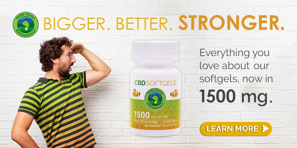 PHBLife's tweet photo. We're excited to introduce the newest product in our lineup! 1500mg SOFTGELS ARE HERE!! Have you tried our softgels yet?! Now is the perfect time! Check them out here:https://t.co/T3aql7aQQJ
#CBDsoftgel #CBD #phblife #purehempbotanicals #Vegan https://t.co/amAMKF3gLM