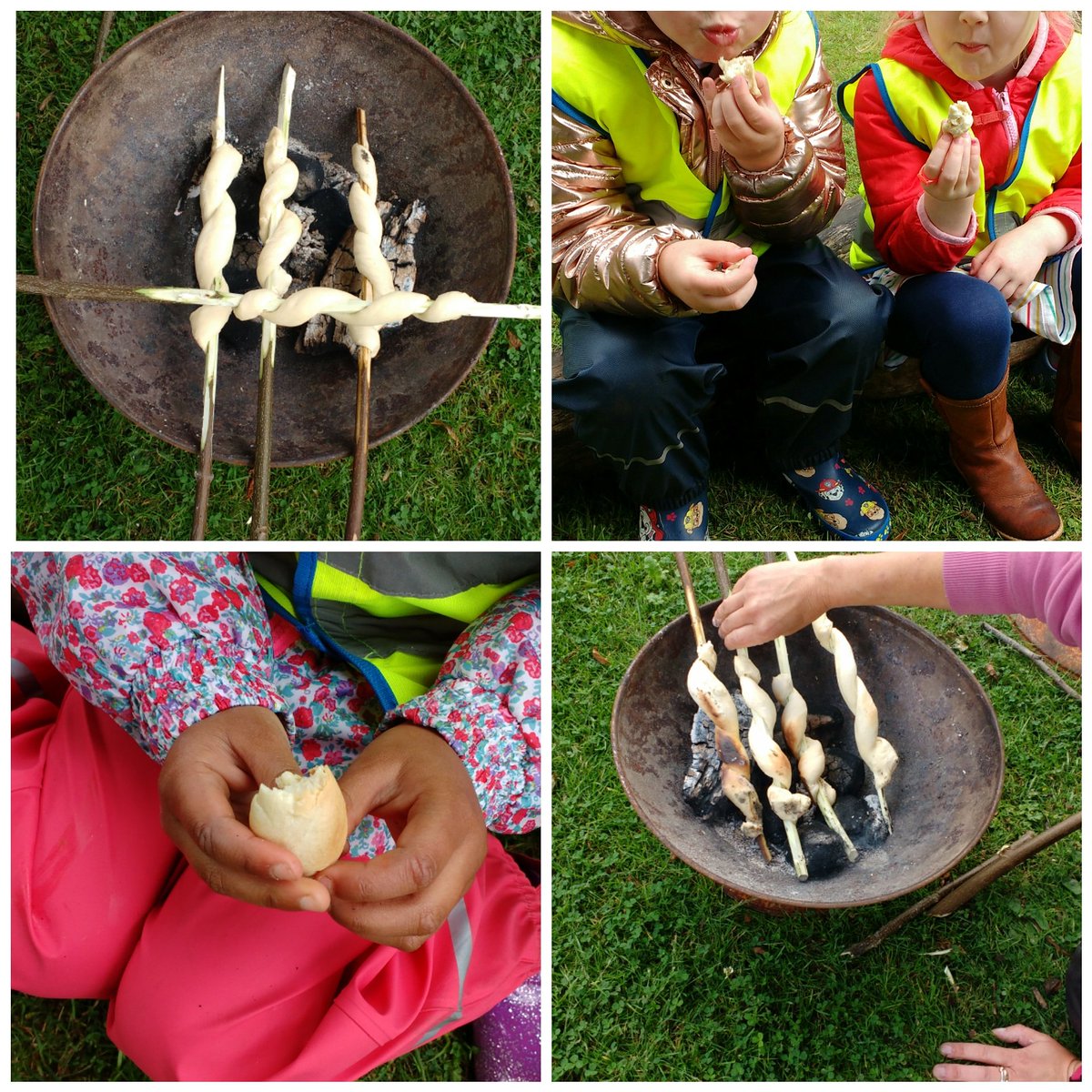 The children baked (and ate!) scrummy fresh bread during our last Forest School session of the year 😀😋 what a wonderful way to end the year.
#happykids #forestschool #outdoorlearning #experiences #agoodplacetobe