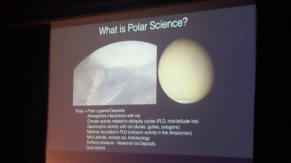 spacekawboy's tweet photo. #9thMars Isaac Smith - We are all polar scientists. https://t.co/jHuwxIsjbI