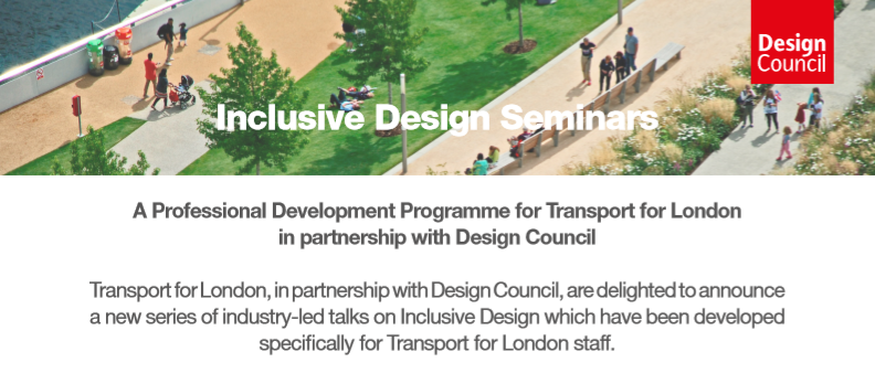 Throwback to last week when we finished the 2nd series of <a href="/designcouncil/">Design Council</a> inclusive design seminars for <a href="/TfL/">TfL</a>. Thanks to <a href="/LandoltandBrown/">Landolt and Brown</a>, Julie Fleck, Sam Gullam and <a href="/MBCyclingTM/">Michael Barratt</a> for joining us and sharing ambition - so exciting to see where TfL's inclusive design strategy can go.