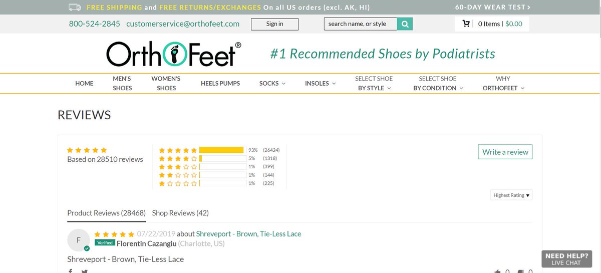 We're so confident in our shoes, you can try them risk free - if you're not satisfied return them for a full refund (no shipping or re-stocking fees). Don't just take our word for it, listen to what our customers are saying!
orthofeet.com/pages/reviews
#orthopedicshoes #orthopedic
