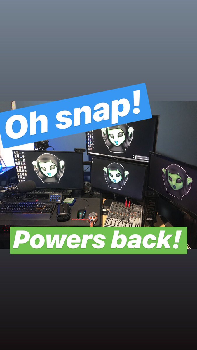 TheNahki's tweet photo. Let's go! Streams return tomorrow night 9pm est!!
#powersback #ihavethepower #electricity #fwindstorms #streamer #twitchstreamer #twitchaffiliate https://t.co/18pUSMPjWm