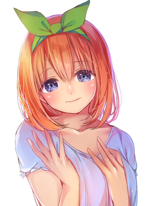 みしゃもさんがTwitterに投稿した中野四葉(五等分の花嫁)のイラスト。