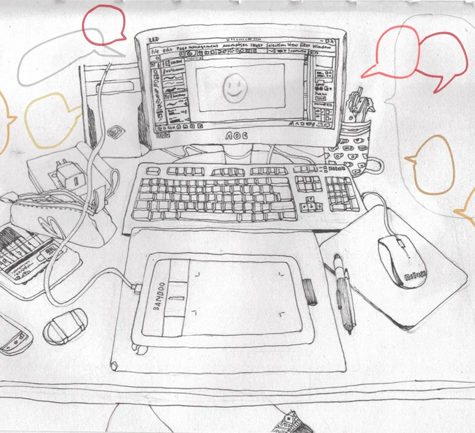 drew my workplace 