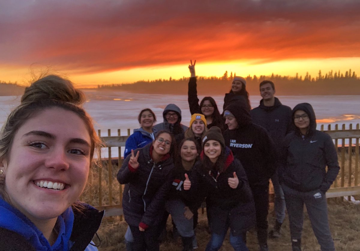 tmubold's tweet photo. Earlier this summer, 11 @RyersonU student-athletes traveled to two remote communities along the James Bay coast on the annual Rams Care humanitarian trip. 

Read about their experiences ➡️ https://t.co/AvOa4B7cIJ #IAmRyerson https://t.co/596Xeqm4l9