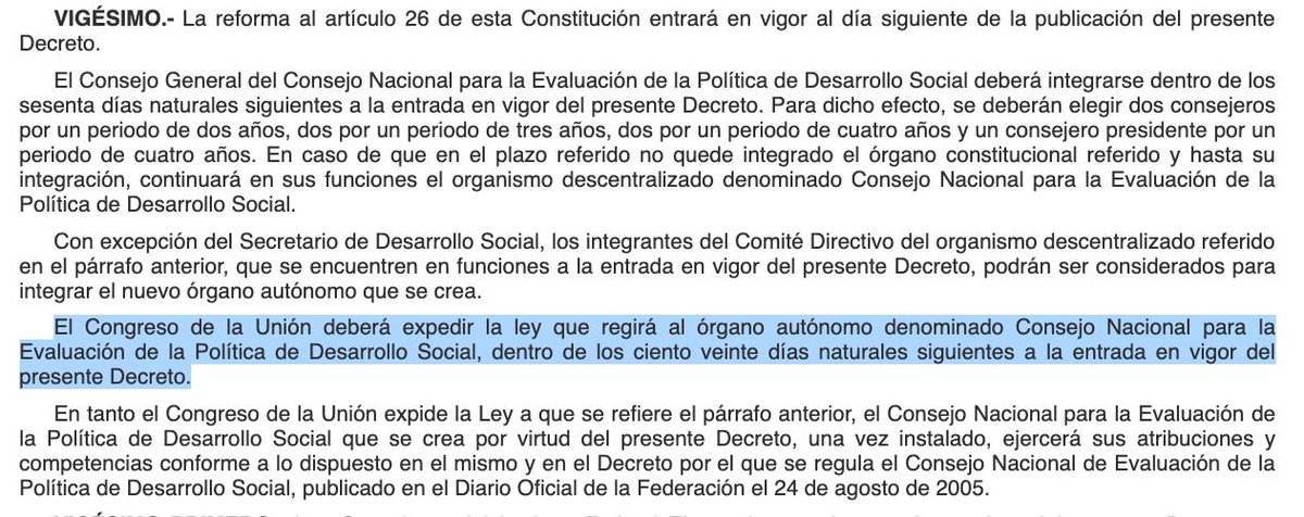 En un triste episodio nacional de «las chingaderas que me está haciendo mi novia son culpa de las chingaderas que hizo mi ex», la vulnerabilidad del @coneval es porque los legisladores del PRI, PAN y PRD en 2014 se hicieron patos con las leyes para hacerlo un OCA en forma.