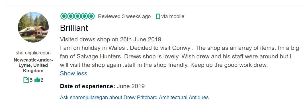 Dear traveler. Thank you for your review! 💖💖
#DrewPritchard #salvagehunters