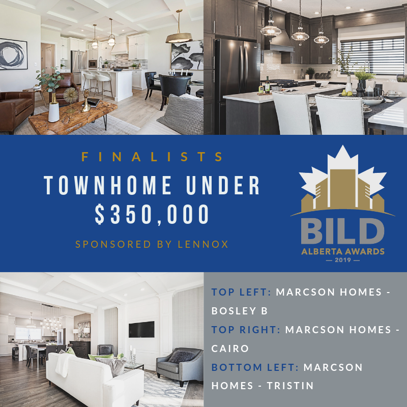BILDAlberta's tweet photo. Big congratulations to our BILD Alberta Awards finalists in the Townhome Under $350,000 category, sponsored by @LennoxAir 

#BILDCelebrates @MarcsonHomes https://t.co/4HcT89MyYG