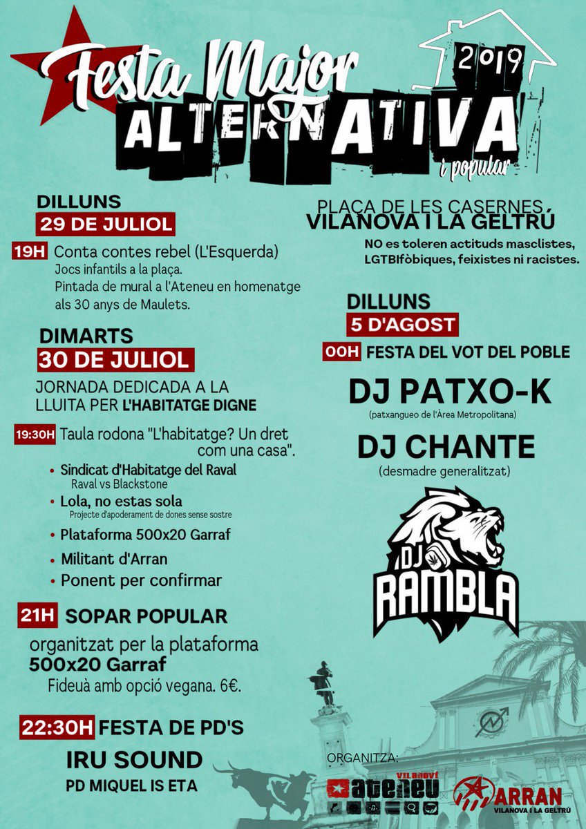 ArranVilanova's tweet image. Ja tenim aqui la #FMA2019 🎉

Enguany volem donar veu a totes les que lluiten pel dret a l'habitatge.

Guardeu-vos les dates!