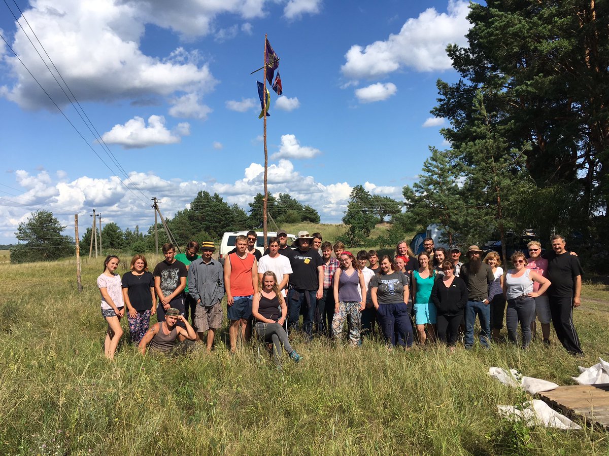 Chernihiv2018's tweet photo. We're boarding our plane home soon and we're very sad to leave our Ukrainian friends behind. We had a very successful dig this year and cannot wait for next year! #VYP19 https://t.co/PorKWLCqGe