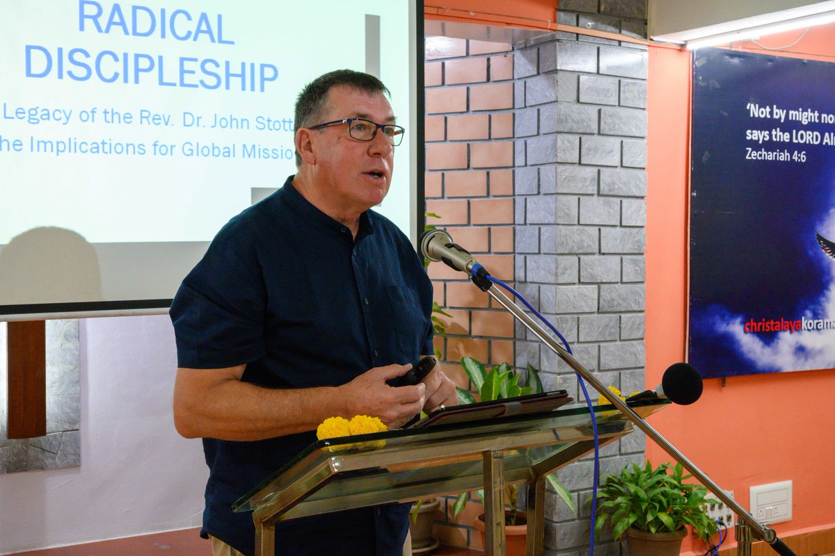 ICCoffey's tweet photo. Privilege to deliver annual lecture for the Theological Book Trust on the subject; Radical Discipleship - The Legacy of Rev Dr John Scott and the implications for Global Mission. Bengaluru, India. #actsgroup https://t.co/6gKGZQUfV3
