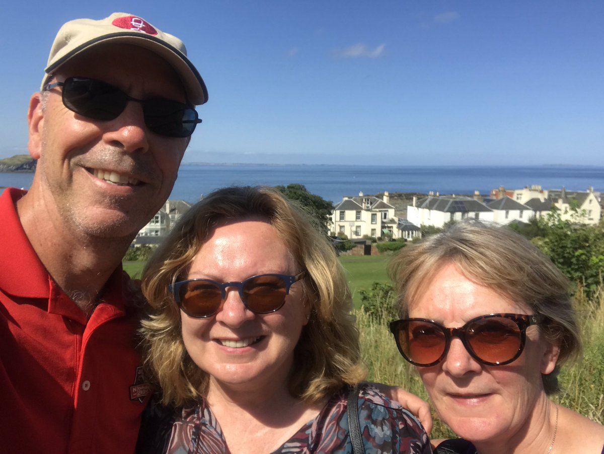 RJVoices's tweet photo. A very hot day visiting this iconic course and walking around one of our favorite places! #muirfield #muirfieldgolfclub #northberwick #northberwickbeach #scotland #scotlandtravel #scotlandheatwave #scotlandheat https://t.co/3qvpRvNMdT