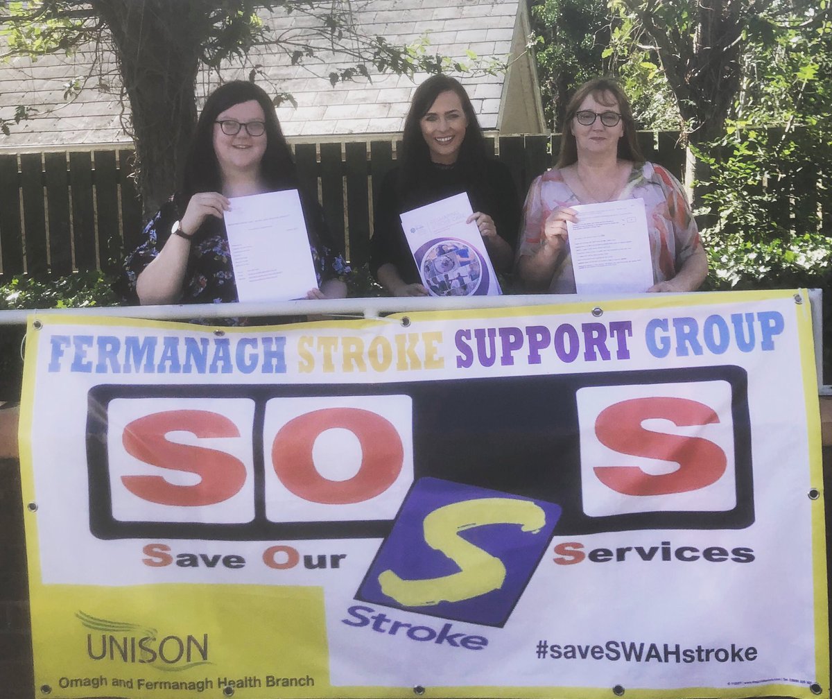 OrfhlaithBegley's tweet image. SAVE SWAH STROKE SERVICES!!

Omagh will lose its rehabilitation stroke beds if the stroke services at SWAH are taken from us. We spent the afternoon helping the public complete consultation forms to save these vital grade A stroke services!