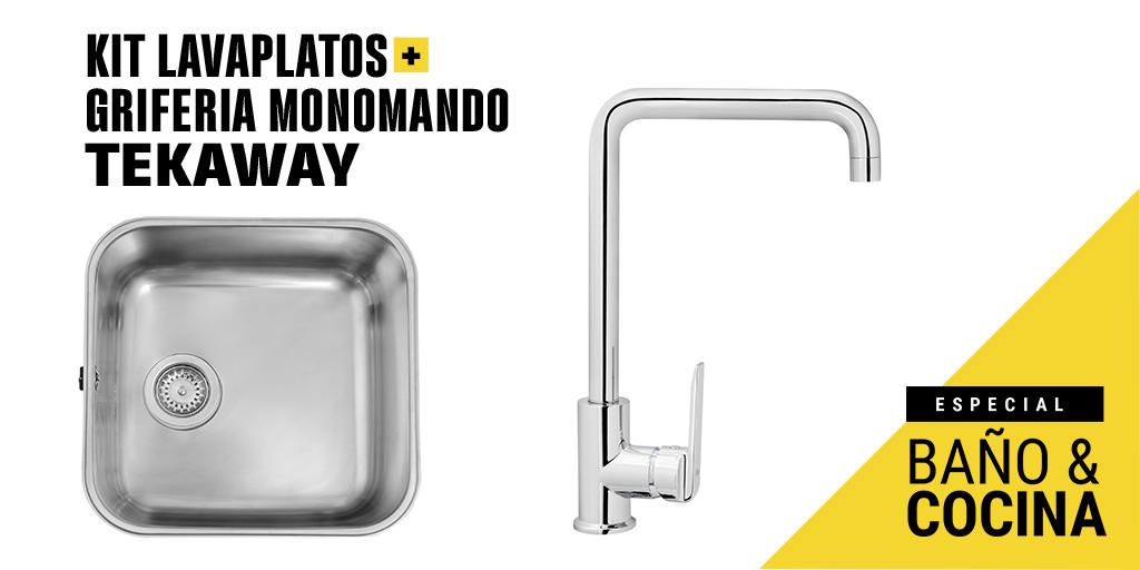 ¡Deje de buscar! Acá tenemos el kit perfecto para la cocina de su obra. 🚰 ​
El lavaplatos y grifo monomando marca Tekaway de acero inoxidable, es una opción que duradera y de fácil instalación. Conózcalo aquí ➡️ bit.ly/2GpBlkD

#SodimacConstructor #Constructor