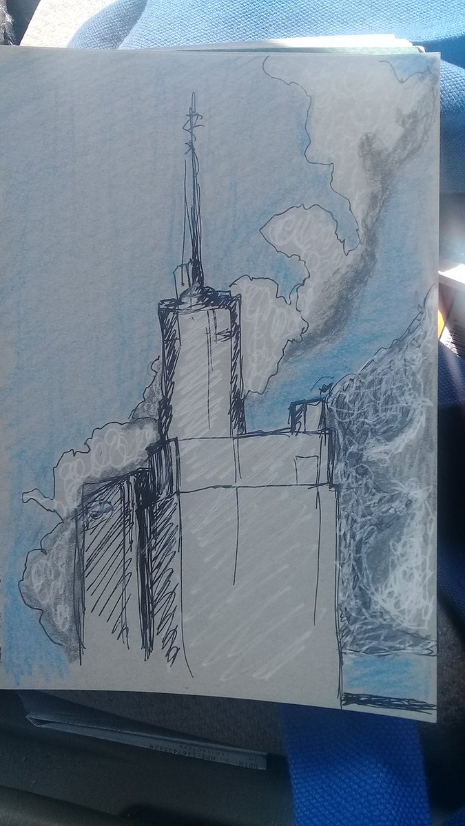 ajackartist's tweet photo. Quick cloud sketches before the storms.. https://t.co/rR5TaR7Wqt