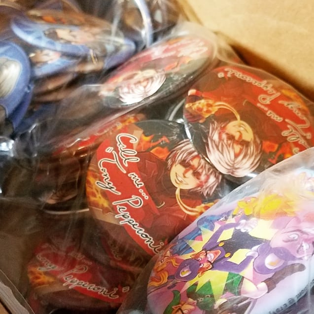 zabkazee's tweet photo. Two new #buttonpin designs for #mechacon2019! π (Also restocking on some pins that were low on stock~)
Find #rustybeeproductions at Table 308, left side of #artistalley, towards the back, next to a pillar! π
#mechacon #mechacon2319 #supersmashbros #dragonball #DragonQuest https://t.co/6rUuKJ3Fhy