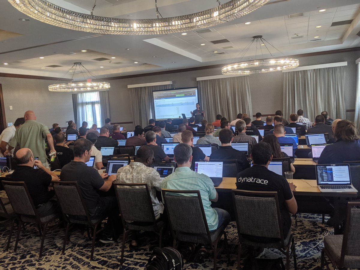 BillKZajac's tweet photo. Heads down at SE Bootcamp! @iamstevecaron going over #k8s deployment and monitoring #dynatracelife #salesengineer @Dynatrace https://t.co/YreTmzewML