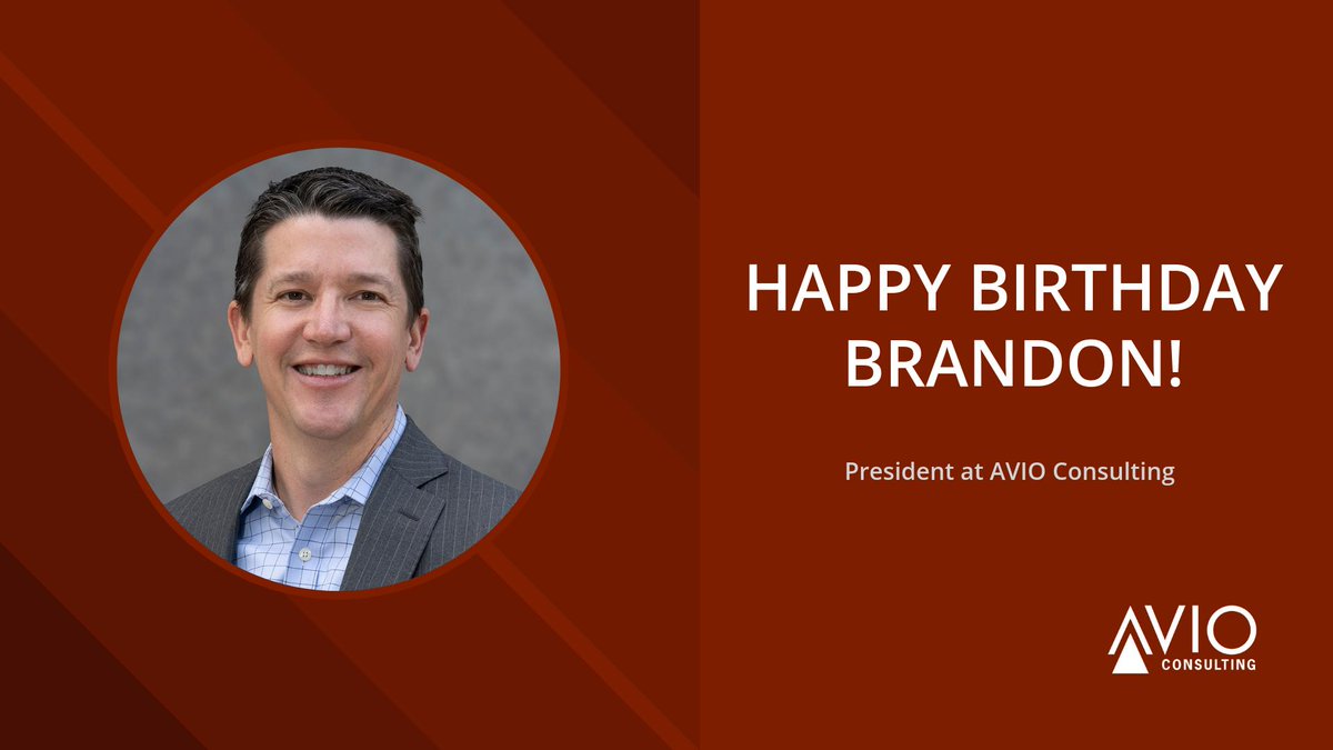 avioconsulting's tweet image. Guess what? It&apos;s @BJD1r&apos;s birthday! Thank you for all of your hard work and dedication at #AVIOConsulting. Have a great day Brandon 🎉 

#AVIOBirthdays #WorkingAtAVIO