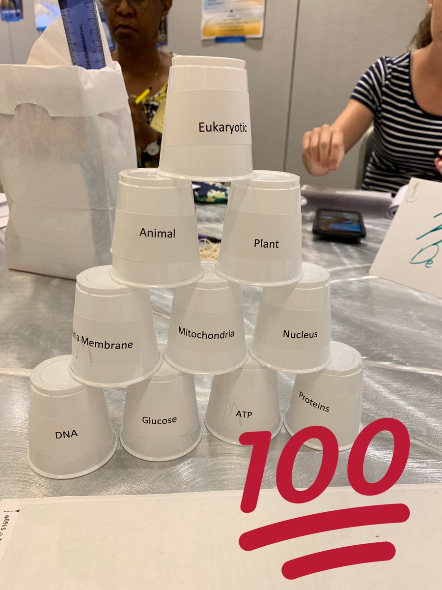 mrsdyerteaches's tweet image. #pyramidchallenge @AVID4College @AVID4College #AVIDSI19 #SCIENCE2 #teambuilding #review #strategy