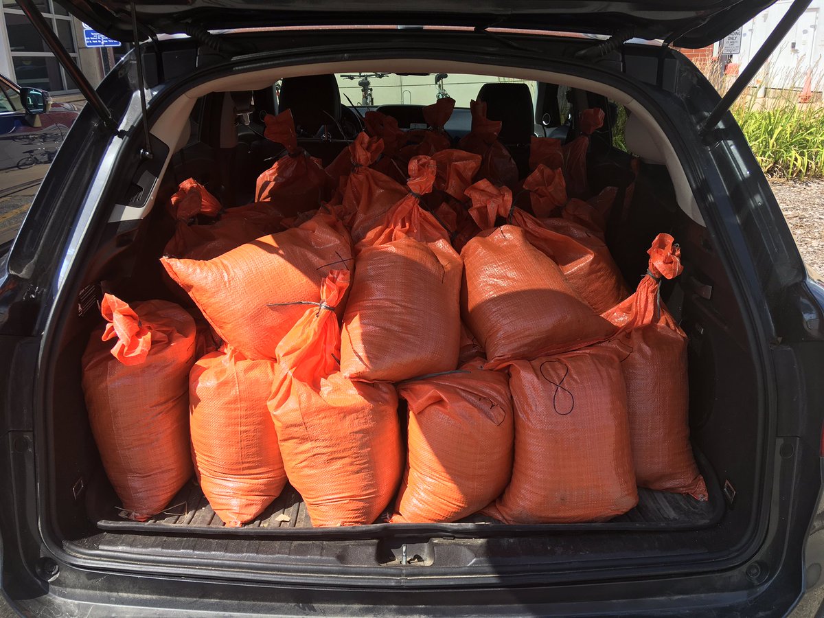 100 gallons of carefully collected forest souls/soils ready for sterilization. #lankaulab #forestresearch #allerton