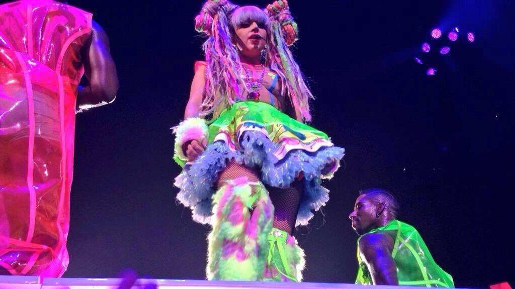 peetahmcfly's tweet photo. It was 5 years ago today that I was THIS close to @ladygaga at the #artRave #ArtpopBall 💖 https://t.co/kQOznpd8Tr