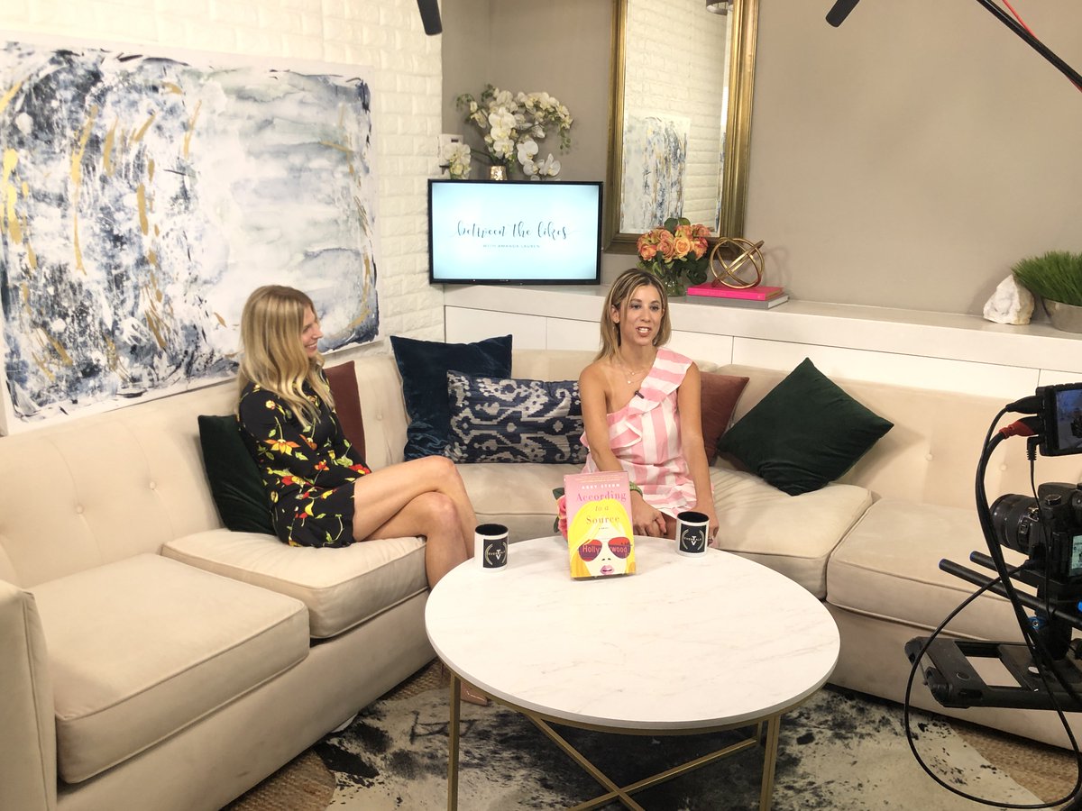 abbystern's tweet photo. I sat down w @AmandaLauren on her show #BetweenTheLikes on @evertalktv to talk abt my novel, #AccordingToASource & writing careers. Click the link or stream the show on @Roku or @AppleTV https://t.co/erS7dXzNZd https://t.co/imijcPv28F