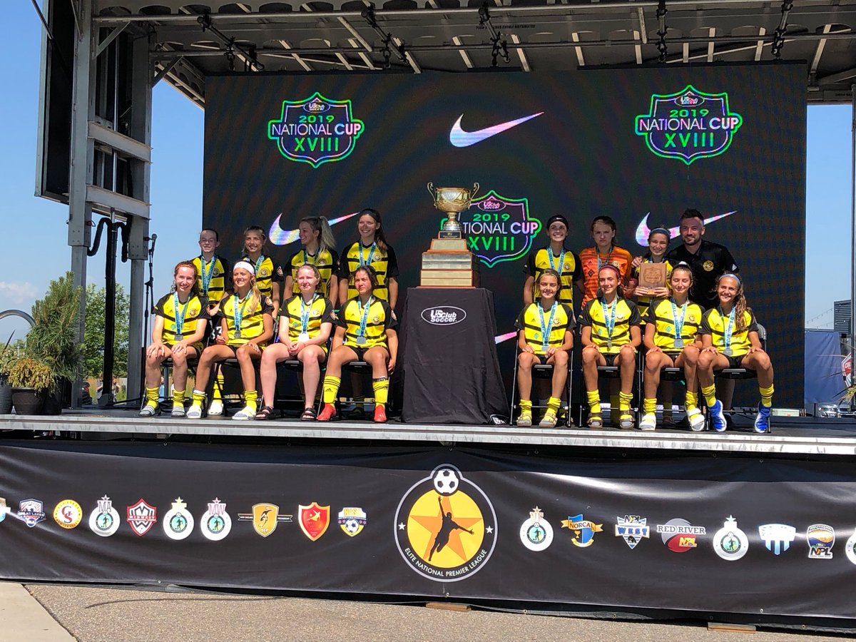 HoundsAcademy's tweet photo. A tremendous run for the 05 ⁦@theECNL⁩ LadyHounds!  2019 ⁦@USClubSoccer⁩ #NationalCupXVIII Finalists in the U14 SuperGroup! https://t.co/xNDKNYTYn9