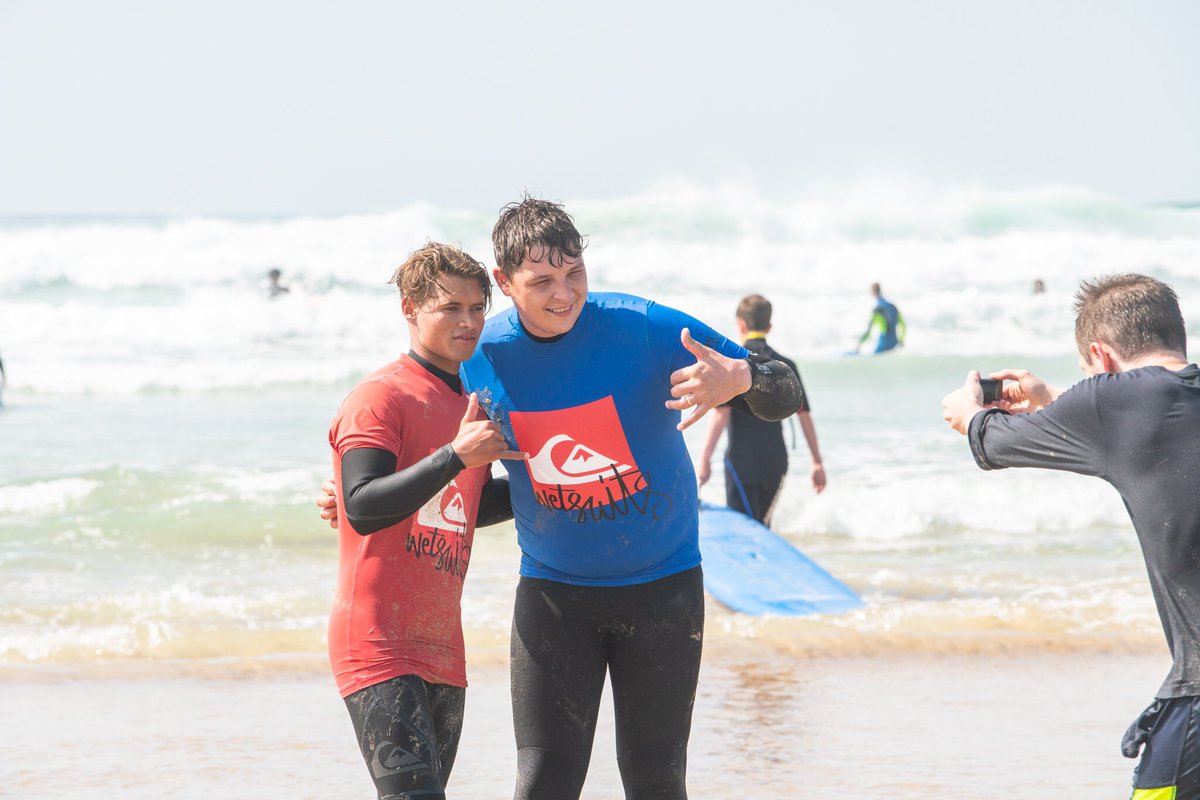 <a href="/JohnNewmanMusic/">johnnewmanmusic</a> came to take on the waves this afternoon with <a href="/quiksilversurfs/">Quiksilver Surf School Newquay</a>. Who else managed to get a wave on #FistralBeach?