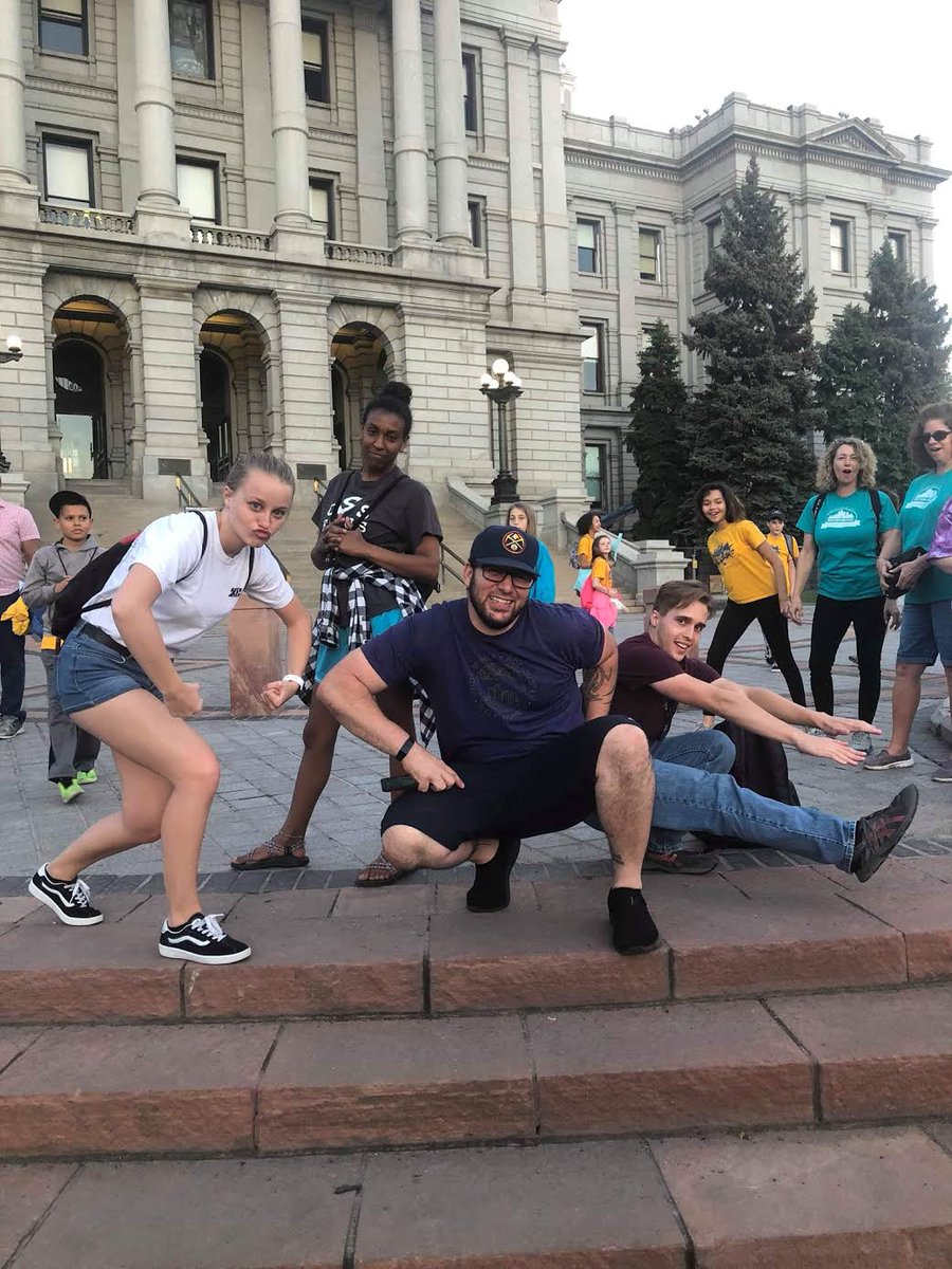 Our Urban Immersion teams are rocking it this summer! Here's our interns after a prayer walk down to the capitol building. #servedenver