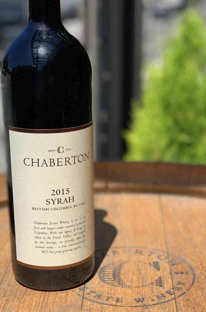 National Wine Awards of Canada 🍁 Wine Align
Gold Medalist🏅
2015 Syrah BC VQA - 91 Points
ow.ly/LgGi50v9gKl

#NWAC #BCWine #bcdrinklocal #bcbuylocal #chabertonestatewinery #CVWR #explorelangley #fraservalley #circlefarmtour #langleyfresh