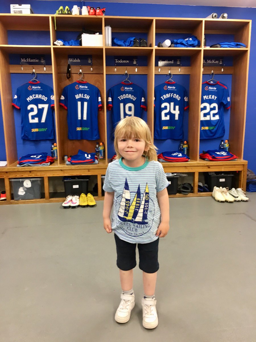 CPurdy79's tweet photo. On holiday in Inverness, called into the @ICTFC club shop to buy George a strip and the lovely lady who served us showed us around the stadium - now that’s customer service for you 👏🏻👏🏻👏🏻 #ICTFC https://t.co/rivjQxewBP
