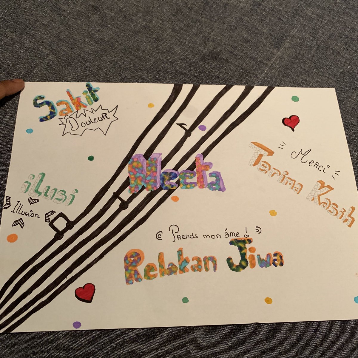neetamanis_'s tweet photo. My French sister did this 💜 https://t.co/WCEnyLiRR4