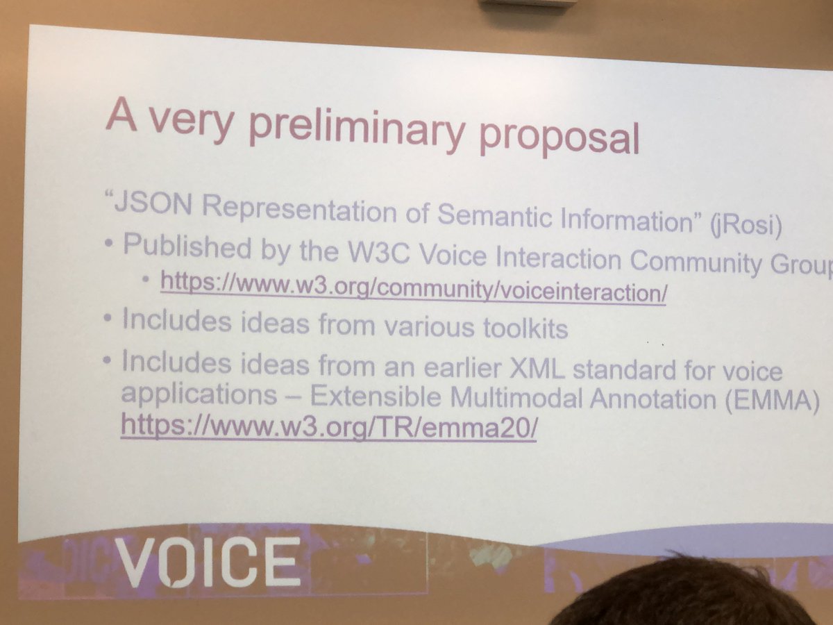 Entities, Slots, Concepts? Time to converge on a common format, agree with  @deborahdahl #voice19