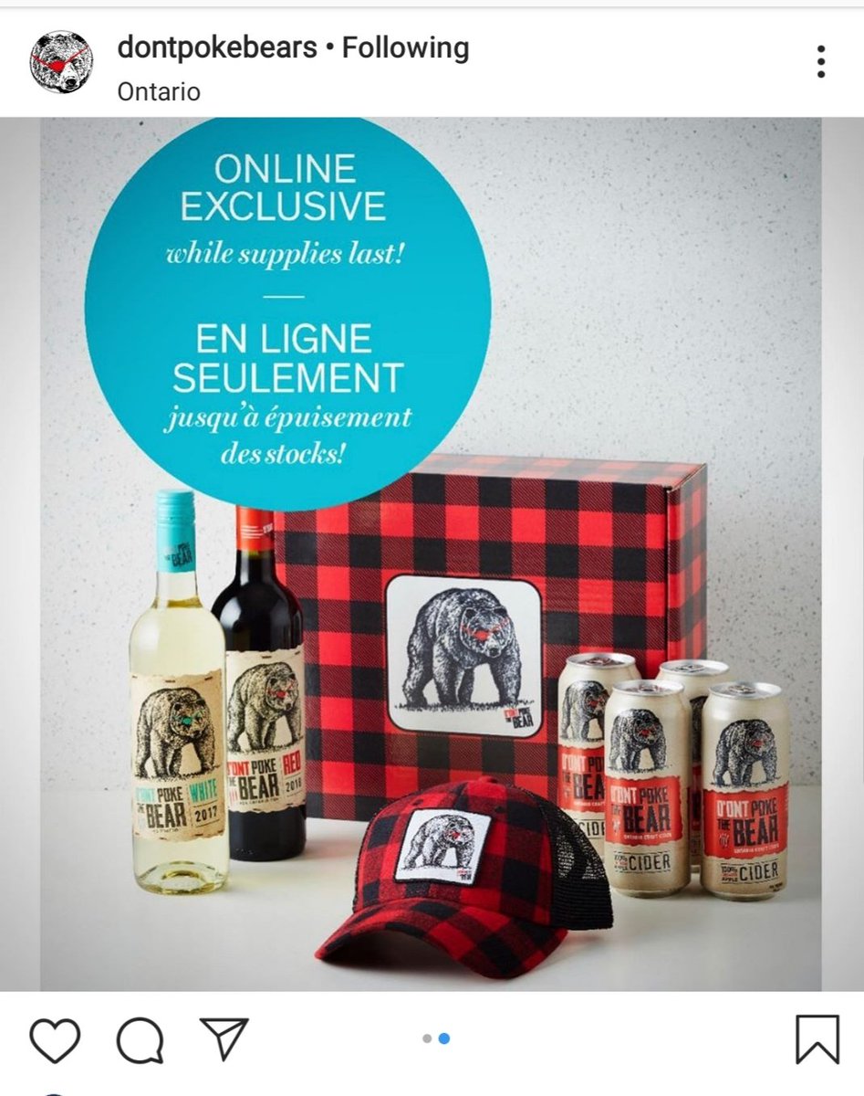 Have you ordered yours yet?? <a href="/dontpokebears/">D'Ont Poke The Bear</a> prize pack @lcbo .com
Helps a great cause, Great Ontario products and bonus..a hat, and entry into a great contest!!! #youcantlose !!
