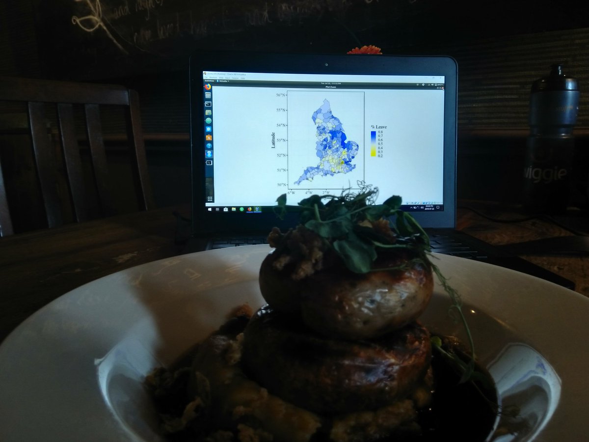 westbynoreaster's tweet image. Very British/#Brexit dinner. Working on dividing a country up along political lines while enjoying its local cuisine from far away. #GlasgowSummer