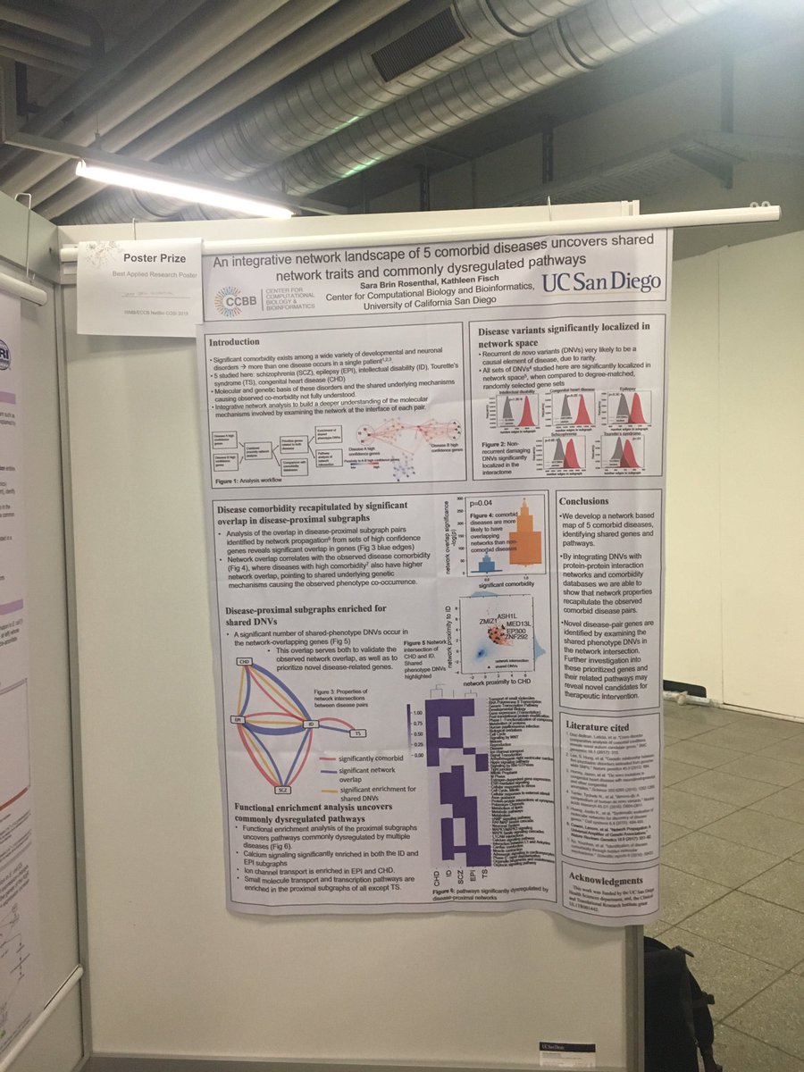 Brin Rosenthal, Ph.D. (@sbr28) on Twitter photo Hey I won a poster prize!! 😱 thanks <a href="/xanderpico/">Alexander Pico</a> and the #NetBio organizers!! #ISMBECCB2019 #ISMBECCB Hey I won a poster prize!! 😱 thanks <a href="/xanderpico/">Alexander Pico</a> and the #NetBio organizers!! #ISMBECCB2019 #ISMBECCB