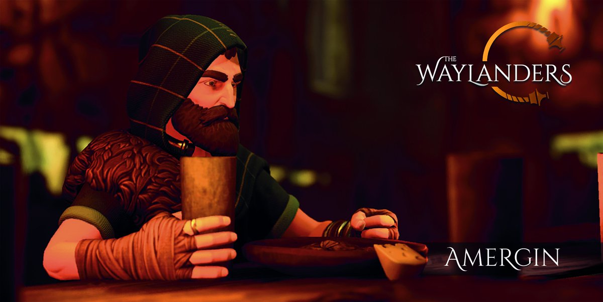 Amergin is the Master Druid for the court of King Ith. He's bright, inspired, excited about life, and incredibly good at magic. He's known for his charm and his sharp wit. He believes the world is out of balance, and he has devoted himself to becoming part of the solution.