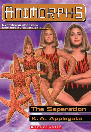  #TheSeperationGirl turns into starfish & is cut in half.Both halves survive and turn into 2 identical girls,1 a wimp and the other a psycho.Her friends attempt to take down evil alien slugs anti-morphing gun & the girls realise they are better as one being than two so they merge