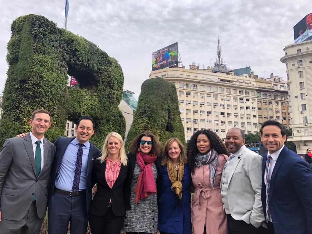 ACYPL's tweet photo. The A Team is signing off from Buenos Aires. Thank you @FURPlata @estebanbica @julian_colombo @MinistroEcolog for an incredible 10 days. Ciao...for now #acyplARG https://t.co/2CypXRG6wl