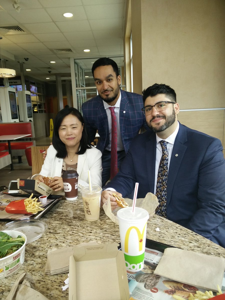 The "burger" challenge has come and gone. Congratulations to the winners; Christina Liu and Andreas Vatistas both Financial Planners in Mississauga BMO branches #proudtoworkatbmo <a href="/AbuMusa786/">Nasir Ahmed</a> <a href="/anarsamji/">Anar</a>
