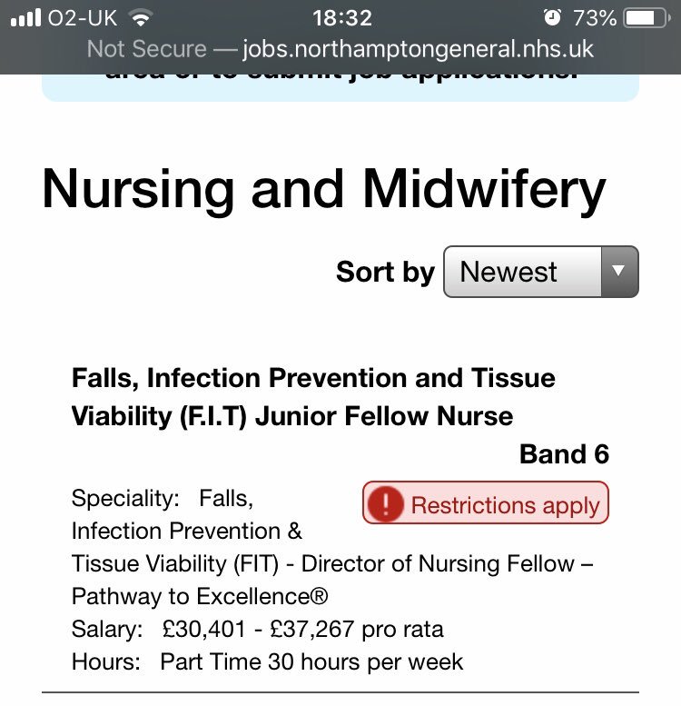 Great opportunity here to work with 3 specialist teams for a year - the FIT fellow post is out for advert 👇 closing date 30/7/19. Band 6. <a href="/NGHnhstrust/">Northampton General Hospital 💙</a> come and develop your knowledge, skills and practice in Falls Prevention, IPC and Tissue Viability <a href="/sarahollis64/">Sara Hollis</a> <a href="/lizzie_enfield/">Lizzie Lomax Enfield</a>