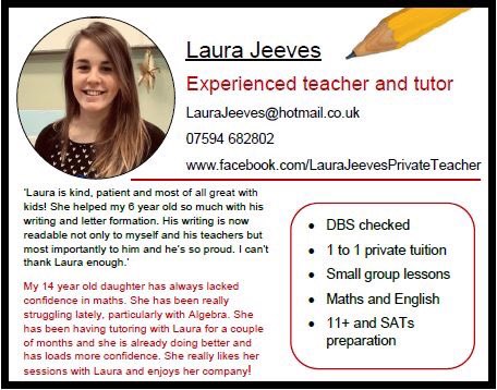 Laura Jeeves - Private Teacher tweet media