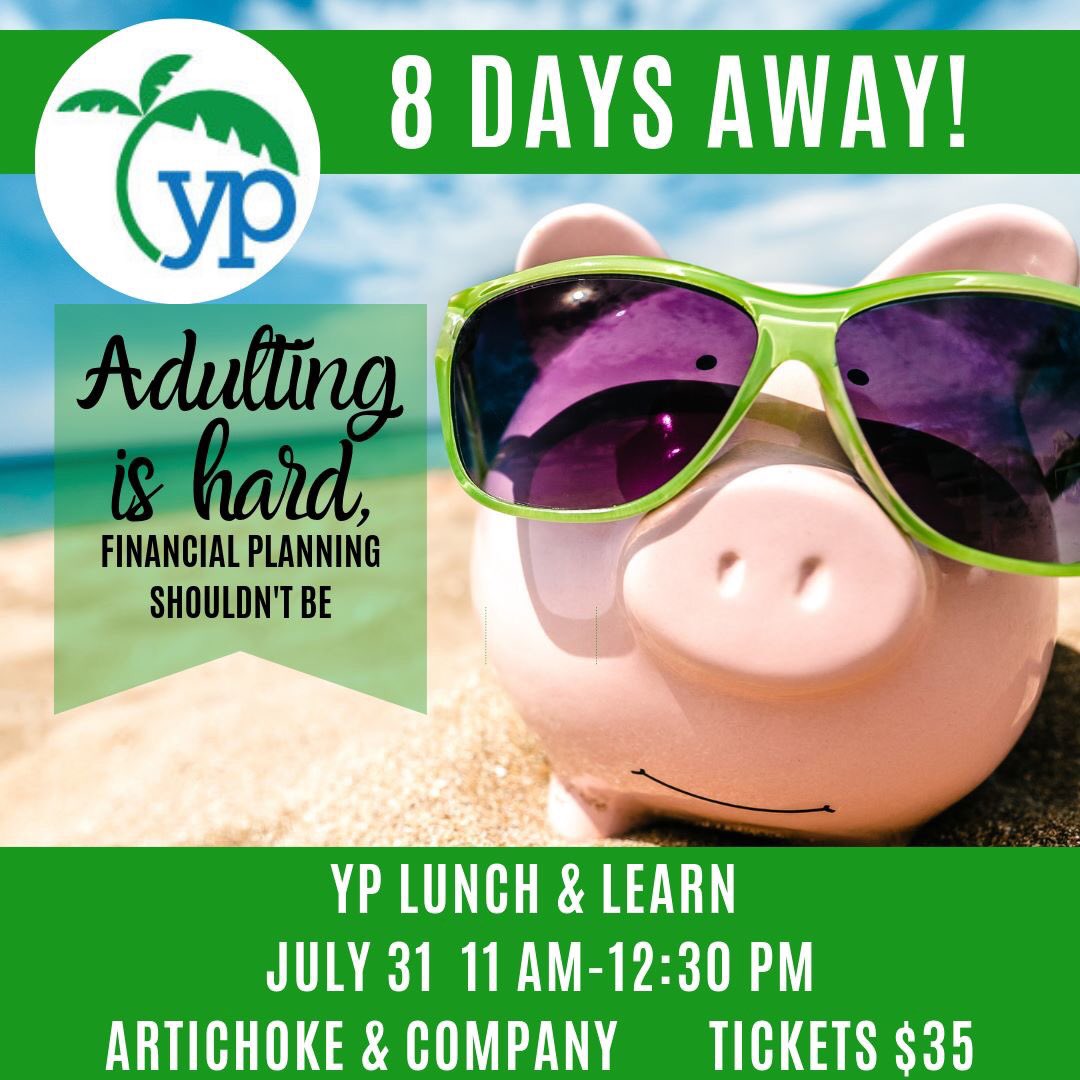 Only ➇ 𝓭𝓪𝔂𝓼 until our last YP Lunch &amp; Learn of the year. Learn about Financial Wellness 101 from area experts over lunch. Grab your ticket now, early bird pricing ends at midnight tomorrow!  bonitaspringsflcoc.wliinc18.com…/YP-Lunch-…/details