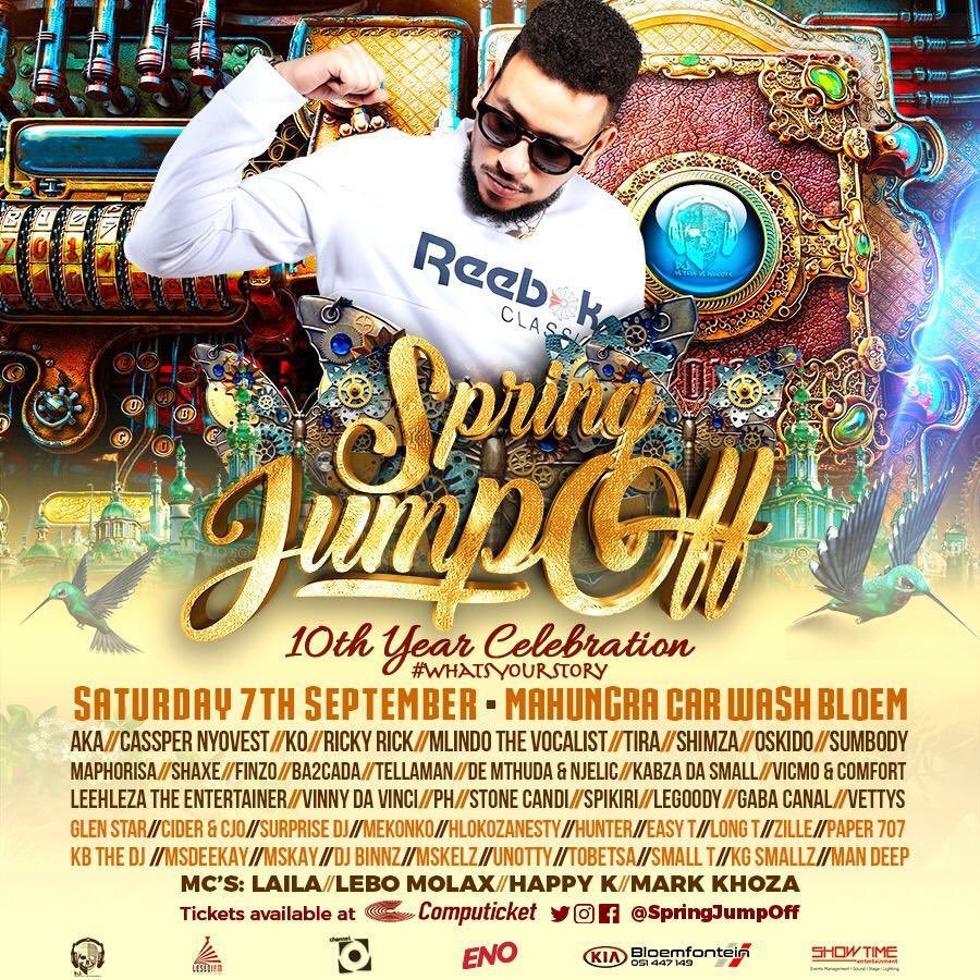 I_Am_Nady's tweet image. Excuse me, is it all my faves that I see on the line up?? 

Performances by @akaworldwide 

@rikyrickworld 

@MrCashtime 

@TELLAMANWORLD 😩🔥

Can’t wait for the #SpringJumpOff 

🎟 tickets.computicket.com/event/spring_j…