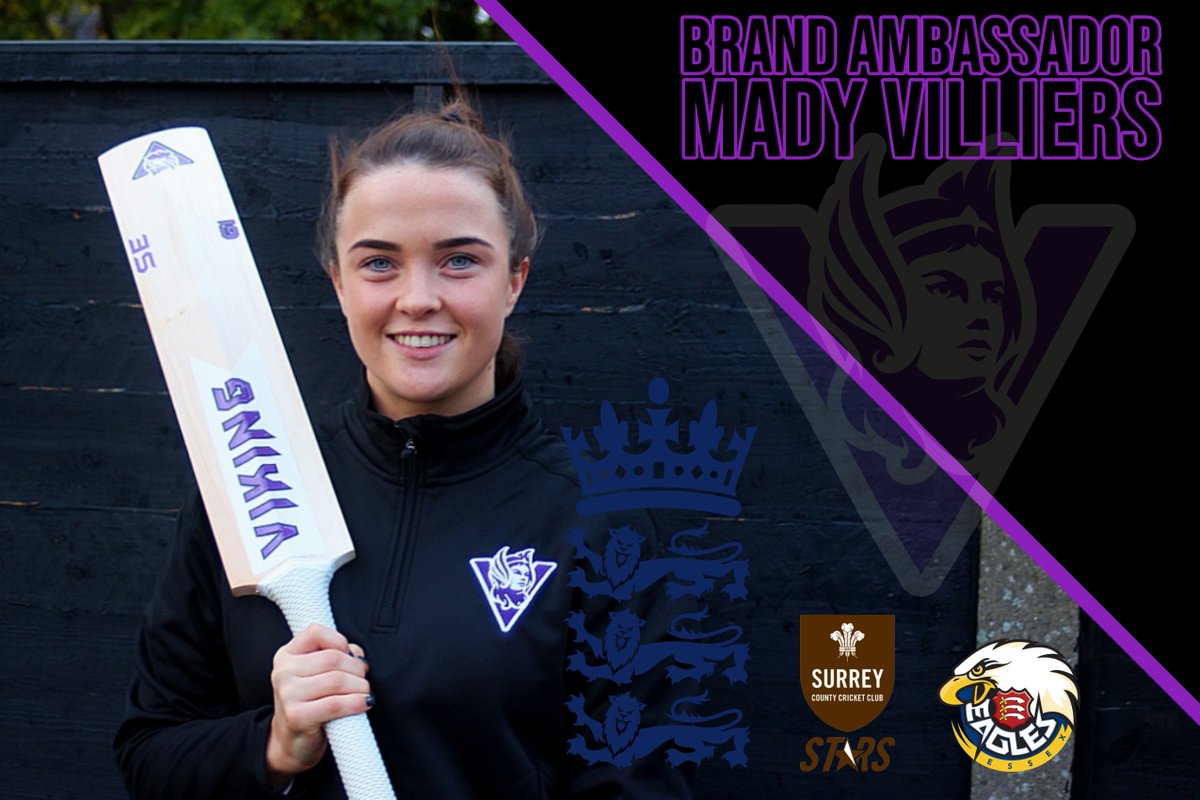 Were delighted that Brand Ambassador <a href="/VilliersMady/">Mady Villiers</a> has been called up to the <a href="/englandcricket/">England Cricket</a> squad for the T20 series against Australia starting Friday, Its well deserved as Mady has been on Fire during the summer. Good luck to <a href="/VilliersMady/">Mady Villiers</a> and <a href="/GunnJenny/">Jenny Gunn MBE</a> along with the Eng Team