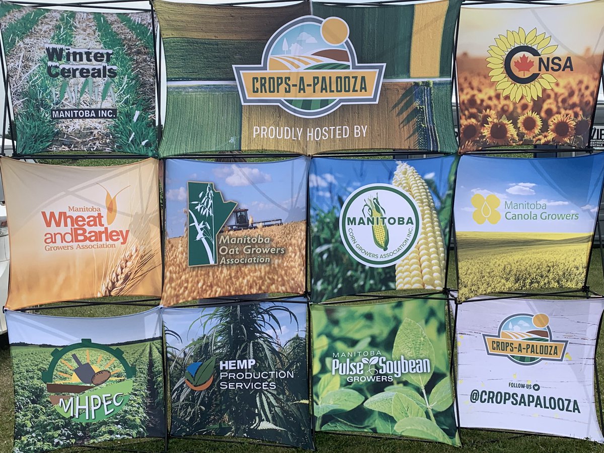 Set up is well underway for CROPS-A-PALOOZA tomorrow in Carberry. Join us between 10:00 and 4:00. Come and go format. Walk ups welcome or you can pre-register here cropsapalooza19.eventbrite.ca